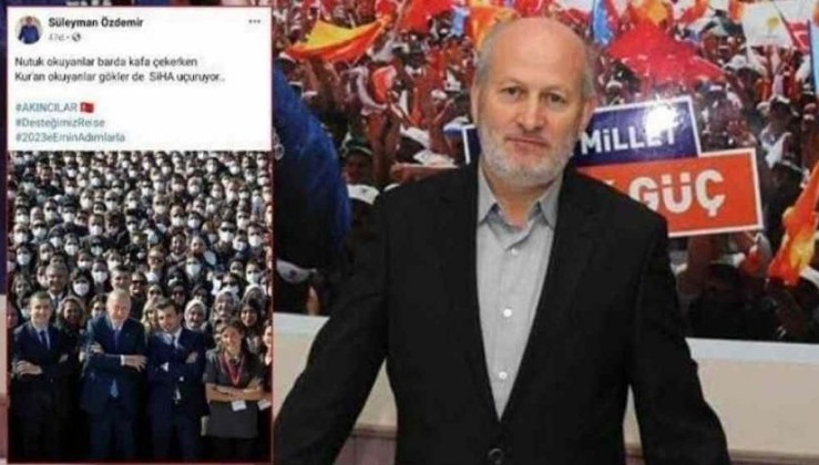 AKP'li başkanın 'Nutuk' paylaşımı tepki çekince özür diledi