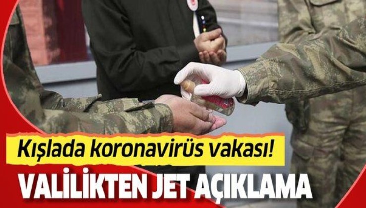 Burdur'da bazı askerler koronavirüse yakalandı