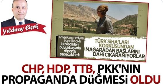 CHP, HDP, TTB PKK'nın propaganda düğmesi oldu