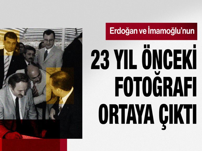 Cumhurbaşkanı Erdoğan ve Ekrem İmamoğlu'nun 23 yıl önceki fotoğrafı ortaya çıktı