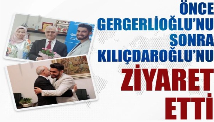 Tahliye edilen MAHREM askeri öğrenci önce HDP'li Gergerlioğlu'nu sonra Kılıçdaroğlu'nu ve İyi Parti'yi ziyaret etti