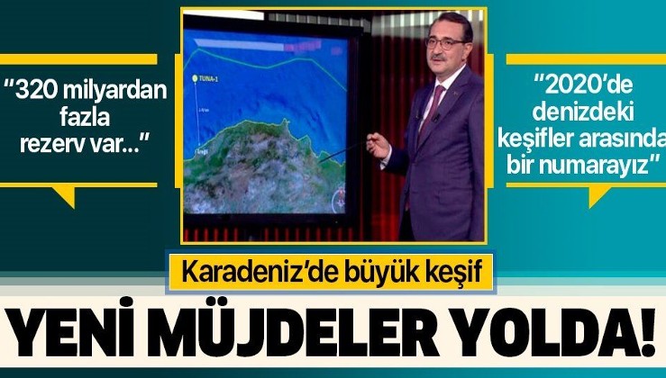 Enerji ve Tabii Kaynaklar Bakanı Fatih Dönmez Karadeniz'deki keşfe ilişkin konuştu: 320 milyardan fazla rezerv var