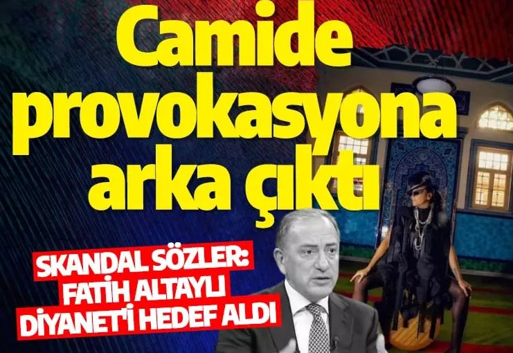 Fatih Altaylı camide provokasyona arka çıktı: Habertürk TV’de skandal sözler