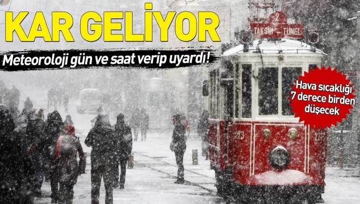 Meteoroloji uyardı: Balkanlar'dan soğuk hava ve kar geliyor! İstanbul'da kar ne zaman yağacak?.