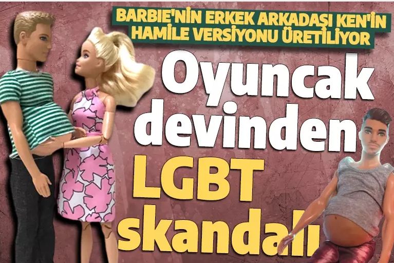 Barbie'nin LGBT propagandası pes dedirtti! Hamile Ken üretiliyor