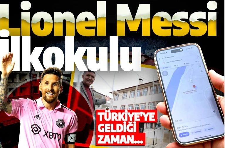 Lionel Messi İlkokulu! Türkiye'ye geldiği zaman...