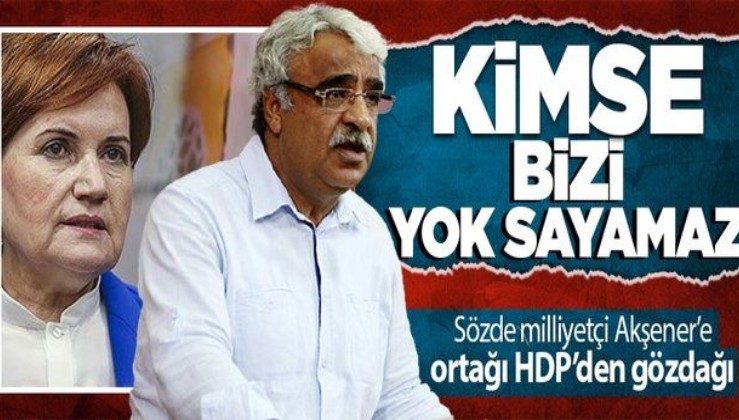 HDP'li Mithat Sancar'dan 'ayrı aday çıkarın' diye taktik veren Meral Akşener'e gözdağı