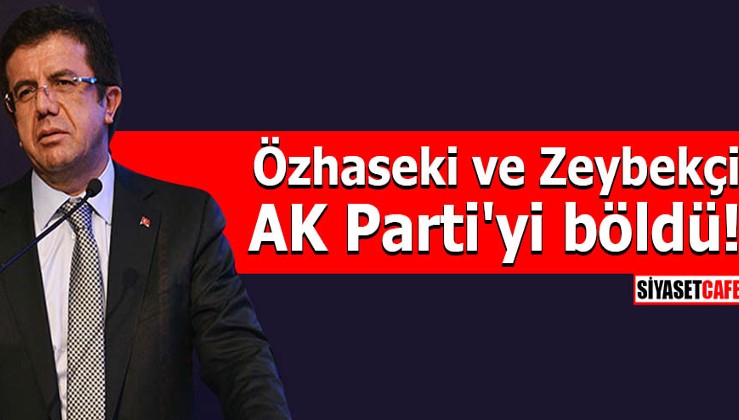 Özhaseki ve Zeybekçi AK Parti'yi böldü!