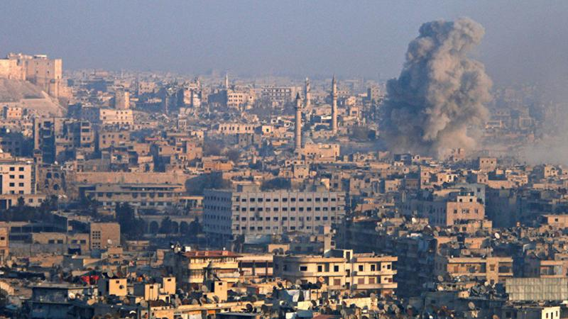 Teröristlerden Halep'e klorinli saldırı