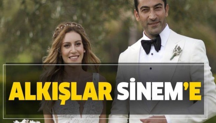 Kenan İmirzalıoğlu'nun eşi Sinem Kobal gönülleri fethetti