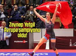 Milli güreşçi Zeynep Yetgil Avrupa şampiyonu oldu!