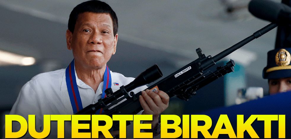 Duterte emeklilik kararı aldı