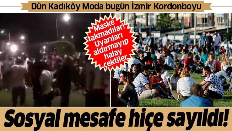 İzmir'de Kordon'daki korona halayına 25 bin lira ceza kesildi!