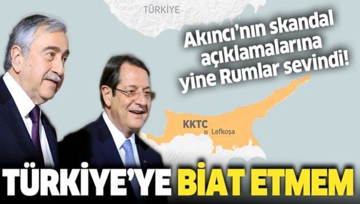 Son dakika: KKTC Cumhurbaşkanı Mustafa Akıncı'dan skandal Türkiye açıklaması: Biat etmem