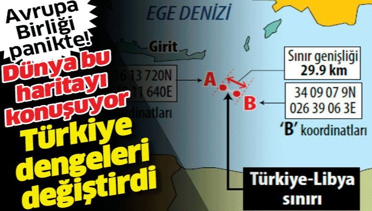 İşte dünyanın konuştuğu harita! Türkiye Akdeniz'de dengeleri değiştirdi.