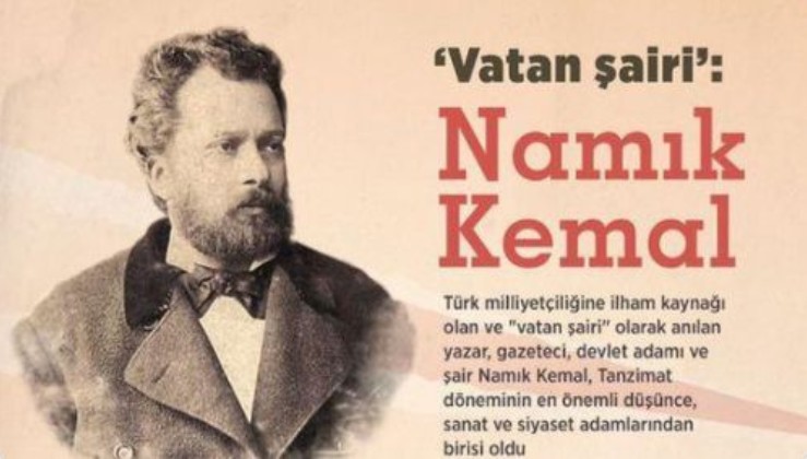 Vatan şairimiz Namık Kemal’i vefatının 132. yıl dönümünde saygı ve rahmetle anıyoruz