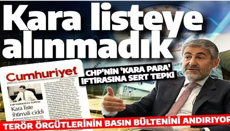 Bakan Nebati'den CHP'nin 'kara para' iddiasına yanıt: Türkiye'ye yönelik soruşturma söz konusu değil