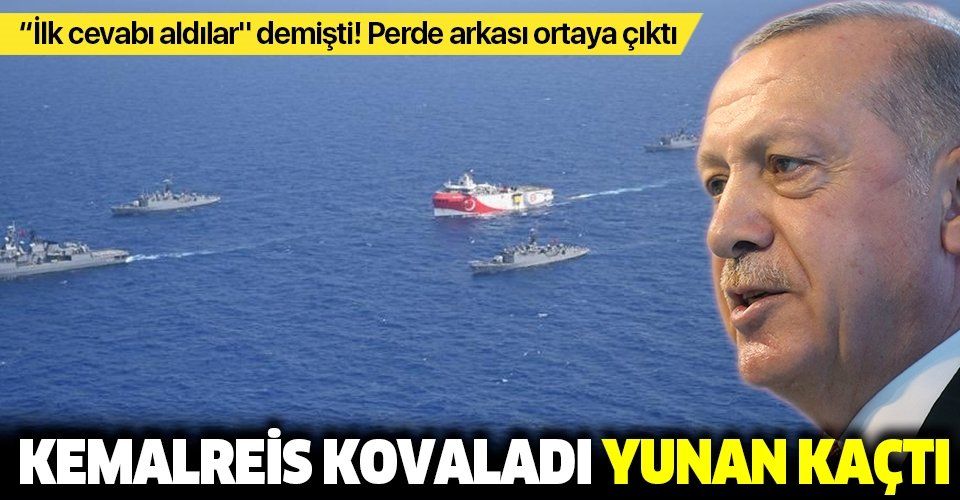 Erdoğan'ın "ilk cevabı aldılar" dediği gerilimin perde arkası ortaya çıktı: Yunan gemisi kaçtı