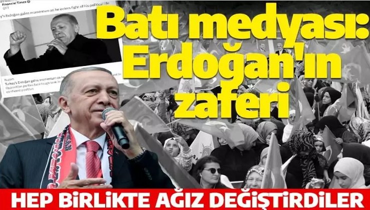 Tetikçi Batı medyası Kılıçdaroğlu'nun hezimeti sonrası manşetlerini değiştirdi: Erdoğan ivme kazandı