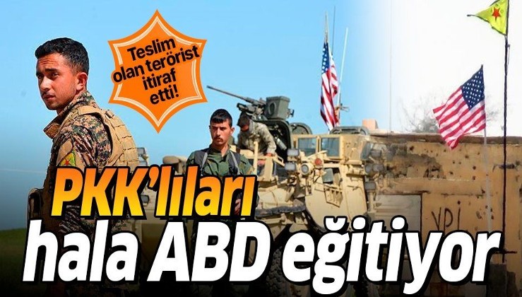 Teslim olan terörist itiraf etti: PKK’lıları hala ABD eğitiyor