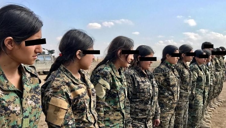 YPG/PKK kimsesiz çocukları silah altına almış!