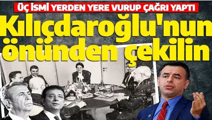CHP'li Barış Yarkadaş'tan üç isme bombardıman: Çekilin Kılıçdaroğlu'nun önünden