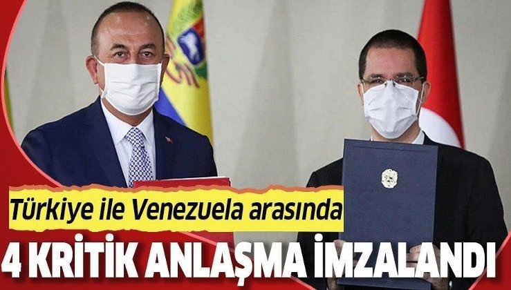 Türkiye ile Venezuela arasında 4 anlaşma imzalandı