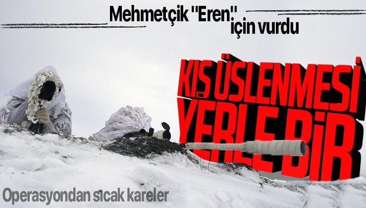 SON DAKİKA: PKK'ya "Eren Operasyonları" darbesi! Kış üslenmesi yerle bir edildi