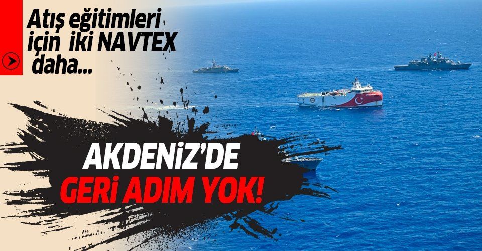 Son dakika: Türkiye'den Doğu Akdeniz'de 2 yeni NAVTEX daha!