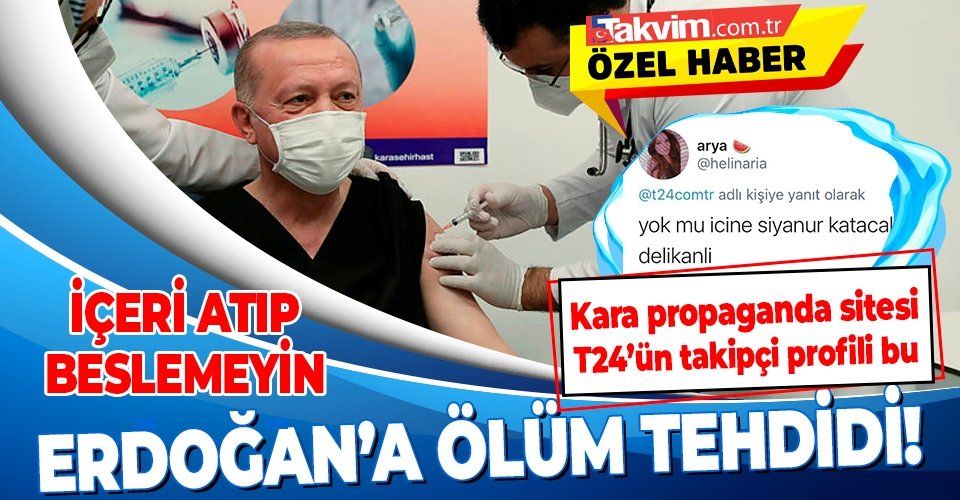 Kara propaganda sitesi T24'te skandal! Erdoğan'ın siyanürle öldürülmesini isteyen şüpheli bulundu