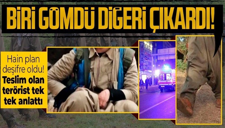 SON DAKİKA: PKK'dan kaçan terörist Güvenpark saldırı planını itiraf etti! Bombayı toprağa gömüp kroki çizdi