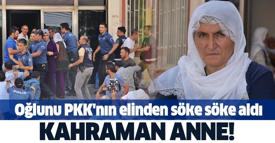 Son dakika! Kahraman anne Hacire Akar oğlu Mehmet Akar'ı PKK'nın elinden söke söke aldı.