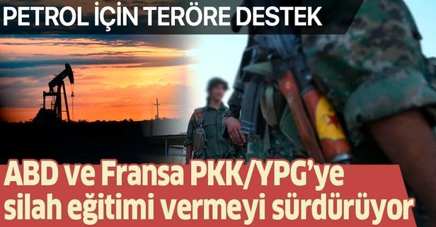 Son dakika: ABD ve Fransa, Suriye'de YPG/PKK'lı teröristlere silahlı eğitim vermeyi sürdürüyor