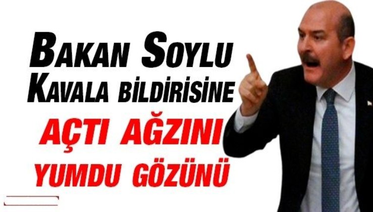 Bakan Soylu Kavala bildirisine sert çıktı: "Batı Türk yargısına talimat veremez"