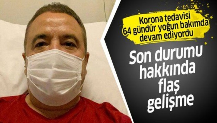Koronavirüse yakalanan Antalya Büyükşehir Belediye Başkanı Muhittin Böcek, 64 gün sonra