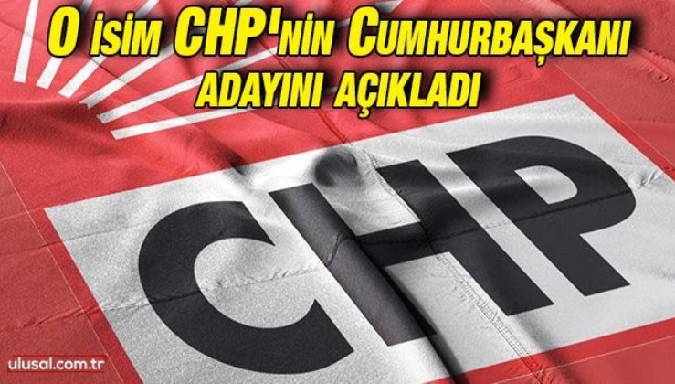Bülent Kuşoğlu CHP'nin Cumhurbaşkanı adayını açıkladı