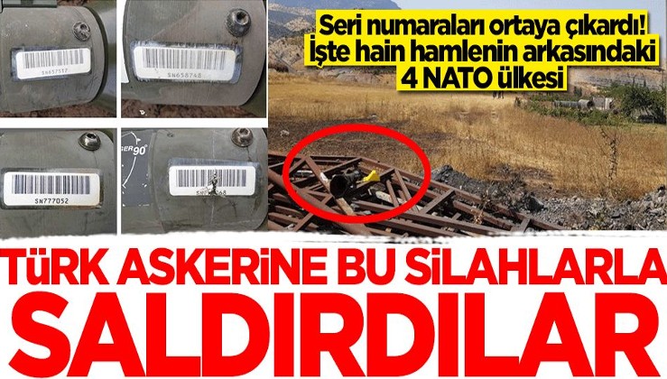 Türk askerine bu silahlarla saldırdılar! Hain hamlenin arkasından 4 ülke çıktı