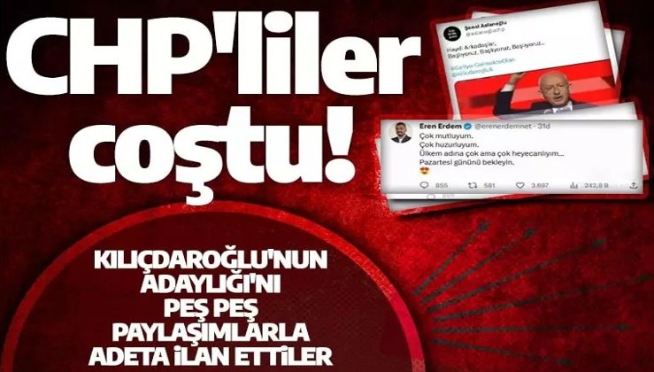 6'lı masanın adayı kim olacak? CHP'liler Kılıçdaroğlu vurgusu yaparak 'Başlıyoruz' mesajları paylaştı