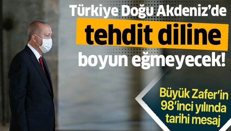 Erdoğan'dan 'Doğu Akdeniz' mesajı: Ülkemizi işgale kalkışanlarla aynı istilacılar!