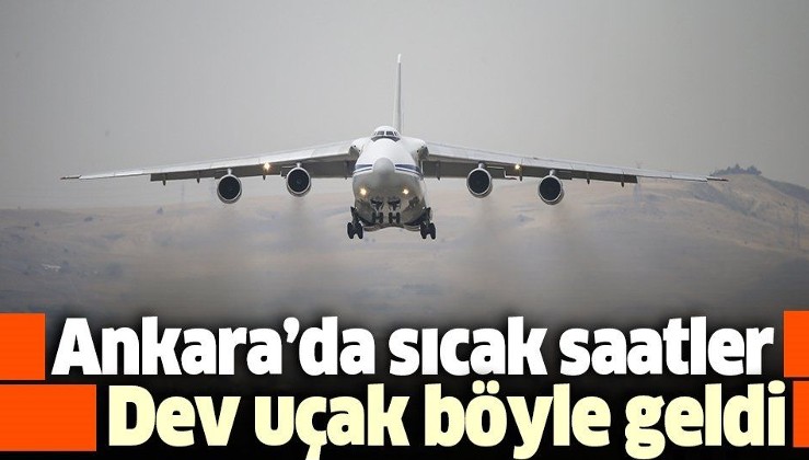 S-400'lerin sevkiyatı devam ediyor! 7. uçak da Mürted Hava Meydanı'na indi
