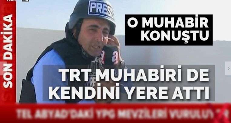A Haber muhabiri, tartışma yaratan görüntüyle ilgili konuştu: TRT ekibi de kendini yere atıyor