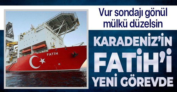 Son dakika! "Karadeniz'in Fatih'i" yeni görevde! Amasra1 kuyusunda sondaj başladı