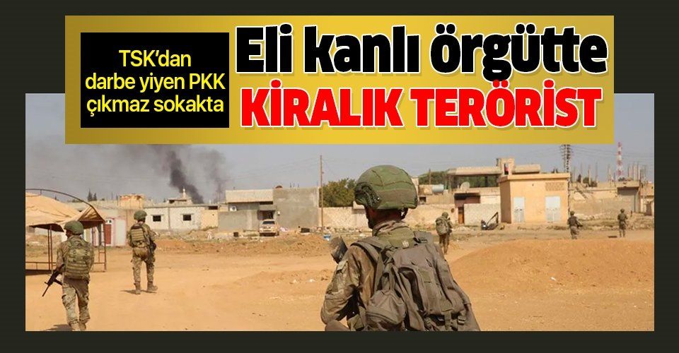 TSK'dan PKK'ya büyük darbe! Eli kanlı örgüt ABD'nin parasıyla terörist kiralıyor!.