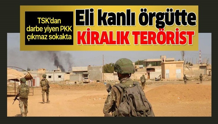 TSK'dan PKK'ya büyük darbe! Eli kanlı örgüt ABD'nin parasıyla terörist kiralıyor!.