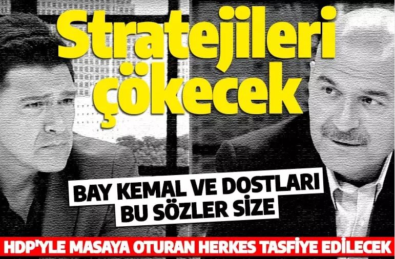 Bakan Soylu: HDP'yle masaya oturan herkes tasfiye edilecek