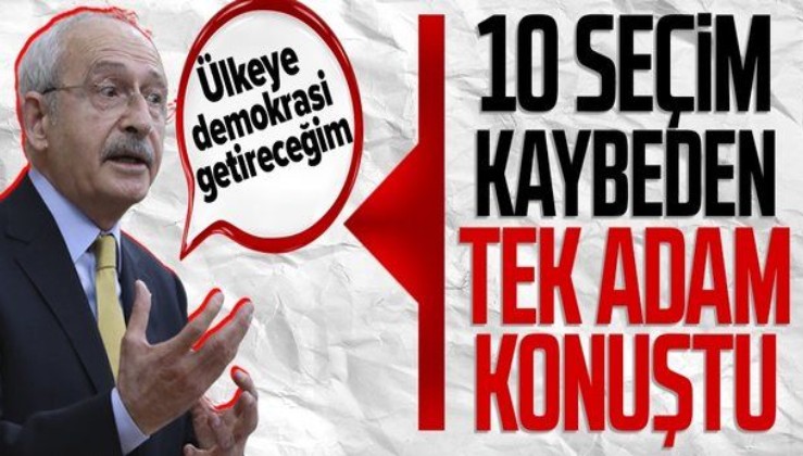 10 seçim kaybetmesine rağmen koltuğu bırakmayan Kılıçdaroğlu: Halkımız birinci sınıf demokrasiye layık