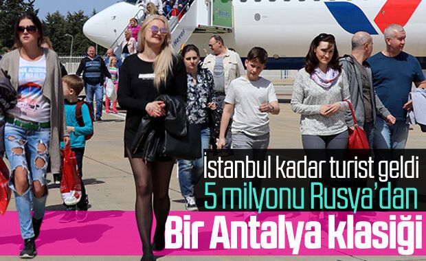 Antalya'dan tarihi turist rekoru: 15 milyon 644 bin