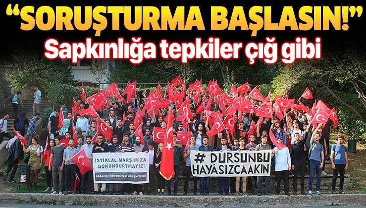 Boğaziçi Üniversitesi İstiklâl Marşı için yürüdü