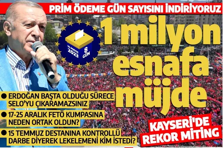 Cumhurbaşkanı Erdoğan’dan küçük esnafa erken emeklilik müjdesi