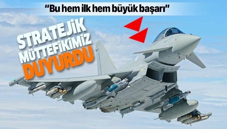 Dost ülke Katar, İngiltere'de Typhoon savaş jetleriyle ortak uçuşa başladı